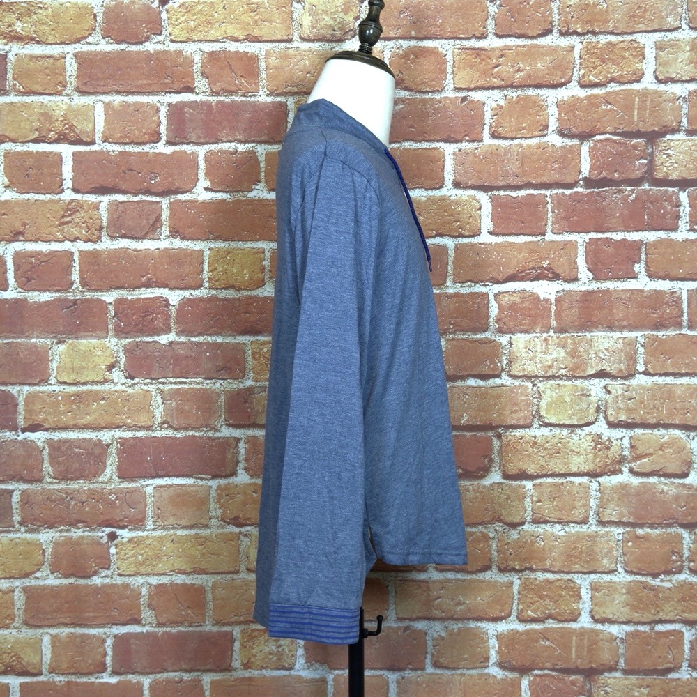 Jason Wu x Evaair Men's Large Pullover Drawstring Top Blue Casual Comfort - Picture 5 of 13